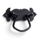 Asa tirador de forja negro 10x2x6cm