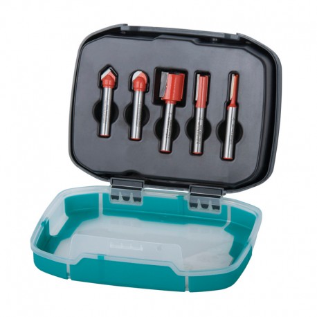 Set de 5 fresas ranurar perfiles 8mm
