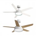 Ventilador de techo DC con luz led + mando reversible Ø132cm Lebeche