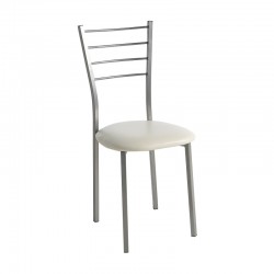 Silla de cocina crema-gris Berlín