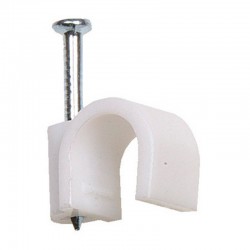 Grapas sujetacables redondas 9-10mm 50ud
