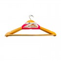 Set 3 perchas de madera antideslizantes
