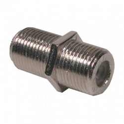 Adaptador de conector F hembra/hembra