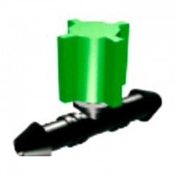 Llave para microtubo riego goteo 4mm 3ud