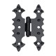 Bisagra negra mariposa 45x75 Imex