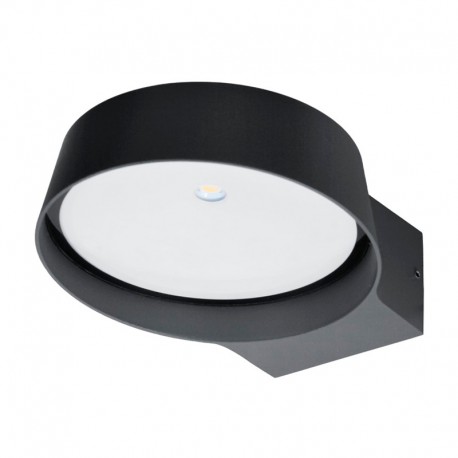 Aplique LED de pared exterior gris antracita 12W 1000lm 3000K Naya
