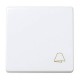 Pulsador campana S27 blanco Simon