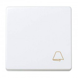 Pulsador campana S27 blanco Simon