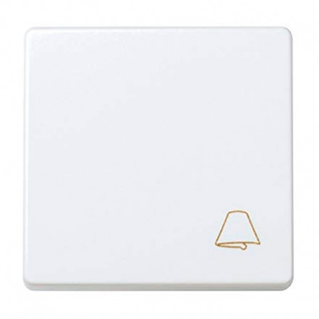 Pulsador campana S27 blanco Simon