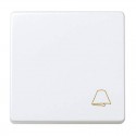 Pulsador campana S27 blanco Simon