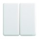 Conmutador doble S27 blanco Simon