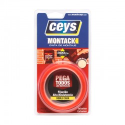 Cinta de doble cara Montack express Ceys