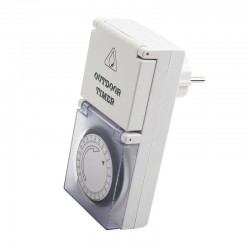 Mini programador exterior manual diario