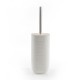 Escobillero de madera blanco Kubic
