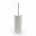 Escobillero de madera blanco Kubic