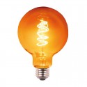 Bombilla LED globo espiral G125 4W