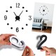 Reloj de pared MDF adhesivo negro 40 cm