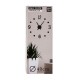 Reloj de pared MDF adhesivo negro 40 cm
