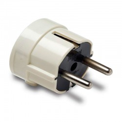 Clavija bipolar c/TT lateral 16A-250V