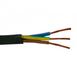Manguera goma negra 3G1,5mm² al corte