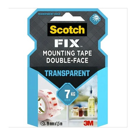 Cinta doble cara transparente VHB Scotch