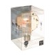 Bombilla globo LED G95 E27 2W 175lm filamento recto ámbar 10,5x13cm