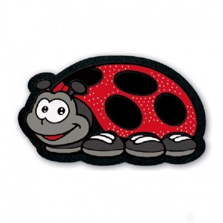 Felpudo de caucho/poliamida formato Coccinella 40x70cm