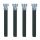Patas cuadradas 3x3x28cm 4uds. para somier