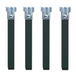 Patas cuadradas 3x3x28cm 4uds. para somier