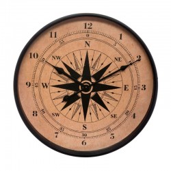 Reloj de pared de madera 38cm Loft vintage