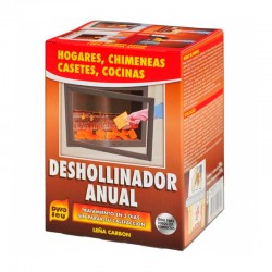 Deshollinador anual chimeneas 3x250gr Pyrofeu