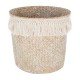 Cesta étnica para la ropa Seagrass