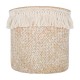 Cesta étnica para la ropa Seagrass