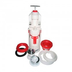 Descargador universal pulsador con base para cisterna