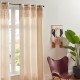 Cortina de algodón macramé beige