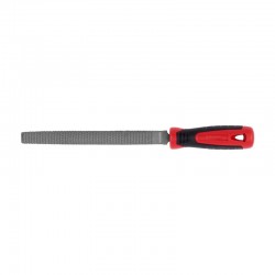 Lima media caña acero 200mm para madera