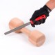 Lima media caña acero 200mm para madera