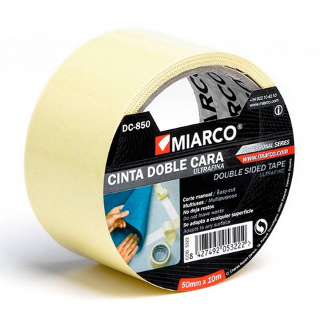 Cinta de doble cara removible 50mmx10m