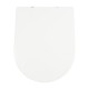 Tapa para inodoro WC de duroplast blanca Trient
