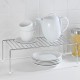 Estante cromado para vajilla de cocina