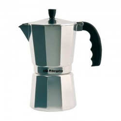 Cafetera de aluminio 6 tazas KF 600