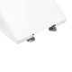 Tapa para inodoro WC de duroplast blanca Premium 7