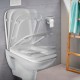 Tapa para inodoro WC de duroplast blanca Premium 7