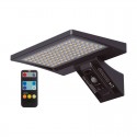 Aplique solar LED regulable con sensor de movimiento y mando