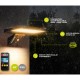 Aplique solar LED regulable con sensor de movimiento y mando