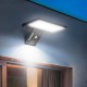 Aplique solar LED regulable con sensor de movimiento y mando