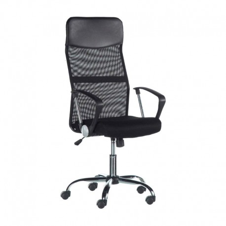 Silla de oficina negra Meeting