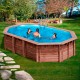 Piscina ovalada de madera Macadamia Sunbay Gre