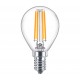 Bombilla esférica LED E14 6,5W 806LM 4000K Fil