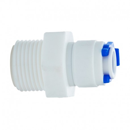 Adaptador rosca macho 3/8" tubo 1/4"